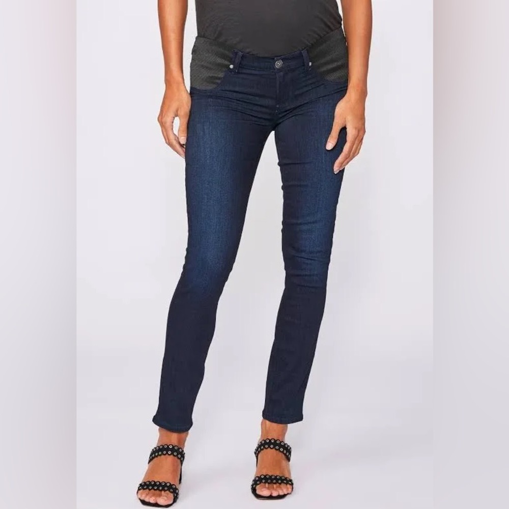 NWT Paige Maternity Verdugo Ankle Jeans in Palmo wash